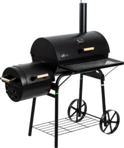 El Fuego Dakota - Barbecue - Smoker - Zwart - Grilloppervlak 66 X 41 Cm - Afmeting 132,5 X 66 X 122 Cm 25 El Fuego Dakota - Barbecue - Smoker - Zwart - Grilloppervlak 66 X 41 Cm - Afmeting 132,5 X 66 X 122 Cm -Barbecue Benodigdheden Winkel 1005x1200