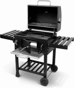 Alice's Garden Houtskool BBQ Bernard - Smoker - Verstelbare Houtskoolbak - Zwart -Barbecue Benodigdheden Winkel 1014x1200 1