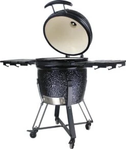 Boets Grill Kamado Grill 21 Inch - 21" - BG21 - Keramisch - Kookoppervlak Ø 44 - Glanzend Zwart -Barbecue Benodigdheden Winkel 1016x1200