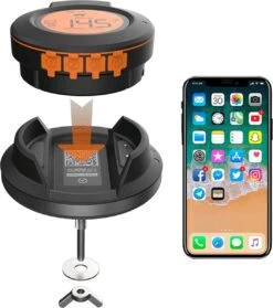 ToGrill - Smart Bluetooth Barbecue Dome Thermometer Met 2 Probes AT-02 | Draadloze Slimme BBQ Vleesthermometer Met App | 9 ToGrill - Smart Bluetooth Barbecue Dome Thermometer Met 2 Probes AT-02 | Draadloze Slimme BBQ Vleesthermometer Met App | -Barbecue Benodigdheden Winkel 1061x1200 1