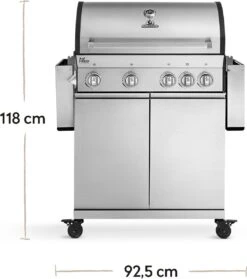 Burnhard Gas BBQ Big FRED Deluxe - 4 Branders - Incl. Keramische Infraroodbrander & Afdekhoes - Deluxe 24 Burnhard Gas BBQ Big FRED Deluxe - 4 Branders - Incl. Keramische Infraroodbrander & Afdekhoes - Deluxe -Barbecue Benodigdheden Winkel 1061x1200
