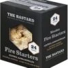 The Bastard Wooden Fire Starters - 24st 350gr - Houtkrullen BBQ - Houtwol Aanmaakkrullen