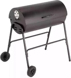 BBQ XL Houtskoolbarbecue - Cilindervorm - Grilloppervlak (LxB) 71 X 35 Cm - Zwart -Barbecue Benodigdheden Winkel 1089x1200