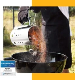 Kolen Starter GROOT - Brikettenstarter Met Veiligheidshandgreep - Snelstarter Voor Barbecue - BBQ Houtskool Starter -Barbecue Benodigdheden Winkel 1132x1200 4