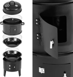 Merkloos Monzana Barbecue-ROKER-Grill-Oven -Barbecue Benodigdheden Winkel 1142x1200 3