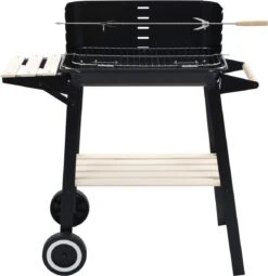 Verrijdbare Barbecue – Houtskool/Briketten - Verstelbare Grillplaat – Houten Tafel – Winscherm – Gewicht 5.9kg 17 Verrijdbare Barbecue – Houtskool/Briketten - Verstelbare Grillplaat – Houten Tafel – Winscherm – Gewicht 5.9kg -Barbecue Benodigdheden Winkel 1161x1200