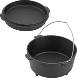 Dutch Oven Enkhuizen Met Deksel Gietijzer Zwart 4,2 L 12 Dutch Oven Enkhuizen Met Deksel Gietijzer Zwart 4,2 L -Barbecue Benodigdheden Winkel 1187x1200 1