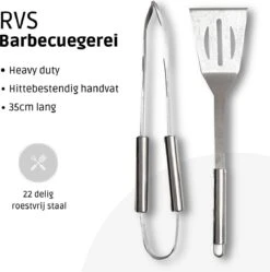 Bbq Accesoires – Bbq Gereedschap – Bbq Set – 22 Delig – RVS -Barbecue Benodigdheden Winkel 1192x1200 3