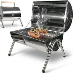 BBQ Collection Houtskoolbarbecue - Cilinder - Chroom 18 BBQ Collection Houtskoolbarbecue - Cilinder - Chroom -Barbecue Benodigdheden Winkel 1197x1200 4