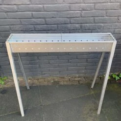 Spiedini Saté-bbq Bali 80 - Saté Houtskoolbarbecue Met Horizontaal Rooster - 80 Cm Lang, 11 Cm Breed - Materiaal: Gealuminiseerd Ijzer -Barbecue Benodigdheden Winkel 1198x1200 6