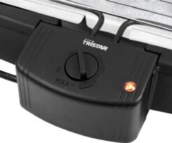 Tristar BQ-2824 Elektrische Barbecue - Tafel BBQ 34,5 X 23 Cm - Regelbare Thermostaat - 2000 Watt - Zwart -Barbecue Benodigdheden Winkel 1200x1002