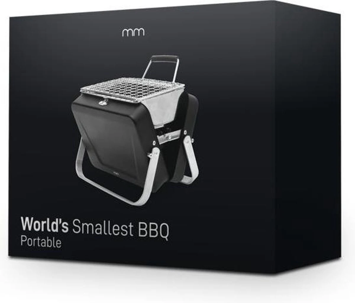 Mikamax Draagbare Mini BBQ - Barbecue - 's Werelds Kleinste Barbecue - Past In Je Broekzak - 18 × 6 × 15,5 Cm - 714 Gram - Mat Zwart 4 Mikamax Draagbare Mini BBQ - Barbecue - 's Werelds Kleinste Barbecue - Past In Je Broekzak - 18 × 6 × 15,5 Cm - 714 Gram - Mat Zwart - Afbeelding 4