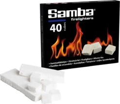 Samba Aanmaakblokjes Wit - 40 Stuks -Barbecue Benodigdheden Winkel 1200x1036
