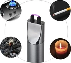 Staza Oplaadbare Lange Elektrische Aansteker - Duurzame Plasma Aansteker - Inclusief Cadeauverpakking - BBQ - Kaarsen -Barbecue Benodigdheden Winkel 1200x1068