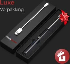 Dailygoods® Elektrische Aansteker - Plasma Aansteker - Oplaadbaar - Gift Set - Zwart -Barbecue Benodigdheden Winkel 1200x1094