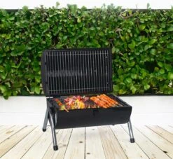 MaxxGarden BBQ - Houtskool Barbecue - Smoker Barbecue - Grilloppervlak (LxB) 38 X 52 Cm - Met Dubbel Grill Vlak - Zwart -Barbecue Benodigdheden Winkel 1200x1105 1