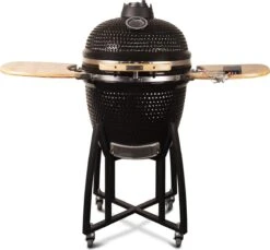 Patton - Kamado 21" - Premium Black - Keramische Barbecue - Incl. Bluetooth Kerntemperatuurmeter - LED Verlichting - Large - Compleet - Zwart -Barbecue Benodigdheden Winkel 1200x1111
