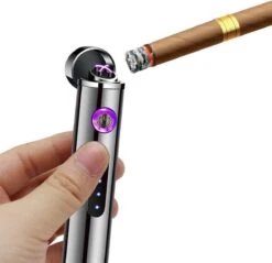 Allkinds Oplaadbare Elektrische Aansteker - USB Plasma Aansteker - Duurzaam - Windbestendig - Zwart -Barbecue Benodigdheden Winkel 1200x1161 1