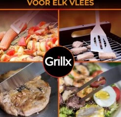 GrillX Barbecue Gereedschap Set - 19-delig - Inclusief Luxe Draagtas - BBQ Accesoires - Gereedschapset -Barbecue Benodigdheden Winkel 1200x1161 2