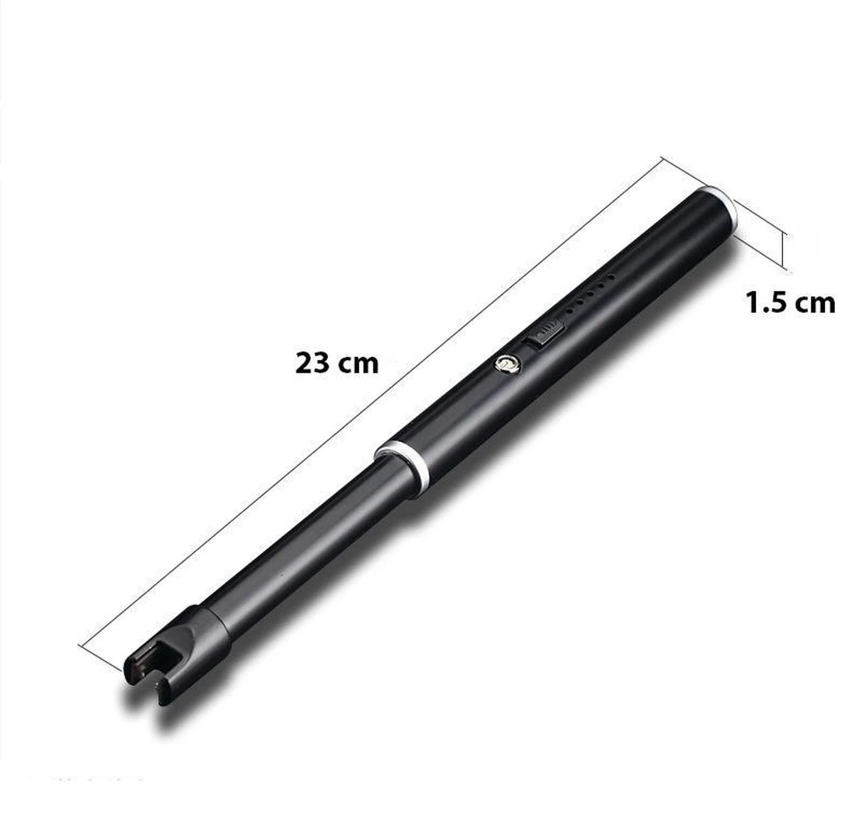 Oplaadbare Lange Dunne Elektrische Aansteker - Duurzame Plasma Aansteker - Inclusief Cadeauverpakking - BBQ – Kaarsen - Zwart 5 Oplaadbare Lange Dunne Elektrische Aansteker - Duurzame Plasma Aansteker - Inclusief Cadeauverpakking - BBQ – Kaarsen - Zwart - Afbeelding 5