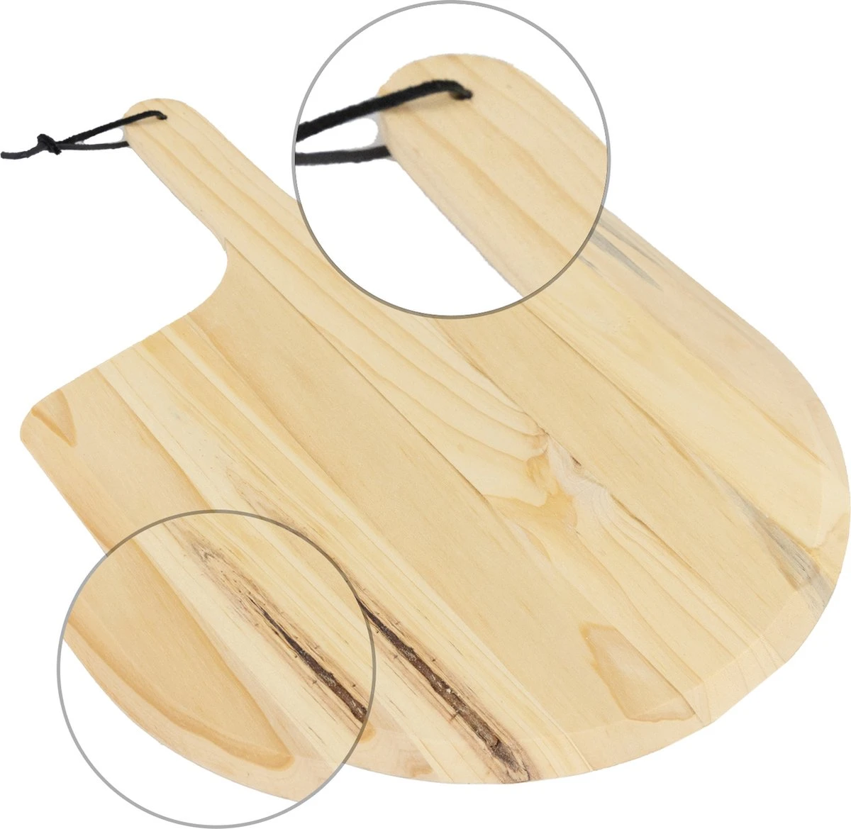 MaxxHome Pizzasteen - BBQ Steen - Maximum Te Verhitten Tot 600 Graden - ⌀33 - Incl. Houten Schep 6 MaxxHome Pizzasteen - BBQ Steen - Maximum Te Verhitten Tot 600 Graden - ⌀33 - Incl. Houten Schep - Afbeelding 6