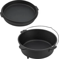 Dutch Oven Enkhuizen Met Deksel Gietijzer Zwart - 4 Varianten -Barbecue Benodigdheden Winkel 1200x1181