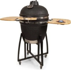 Patton - Kamado 21" - Premium Black - Keramische Barbecue - Incl. Bluetooth Kerntemperatuurmeter - LED Verlichting - Large - Compleet - Zwart -Barbecue Benodigdheden Winkel 1200x1184 2
