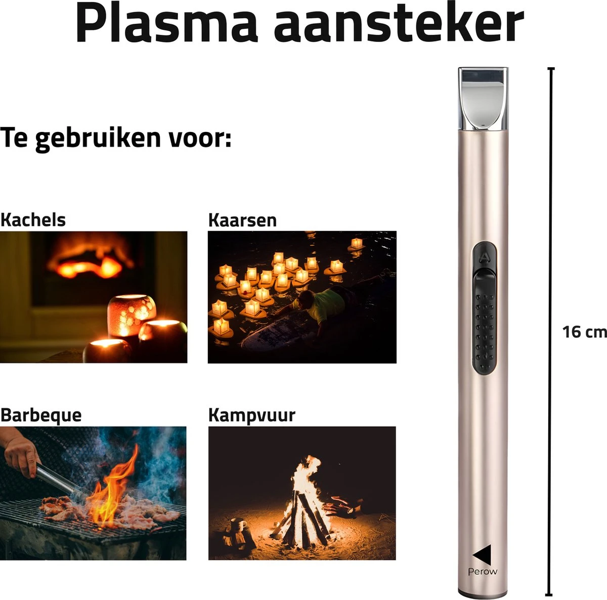 Oplaadbare Lange Elektrische Aansteker - Duurzame Plasma Aansteker - Inclusief Cadeauverpakking - BBQ - Kaarsen - Rose 3 Oplaadbare Lange Elektrische Aansteker - Duurzame Plasma Aansteker - Inclusief Cadeauverpakking - BBQ - Kaarsen - Rose - Afbeelding 3