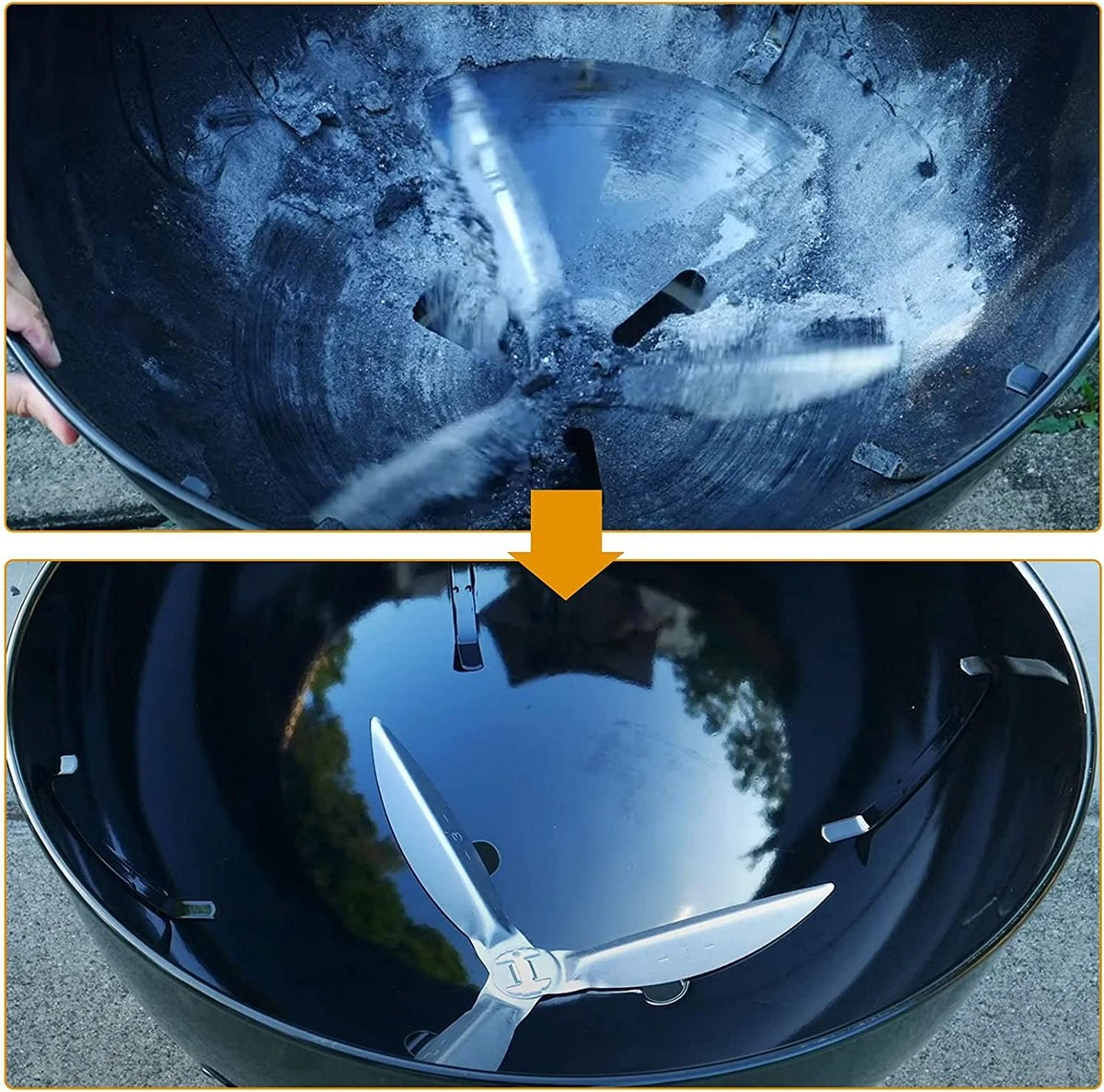 One-Touch-reinigingssysteemkit Voor 57 CM Kogel BBQ , Geschikt Als Vervanging In Diverse Weber Kogel BBQ's 5 One-Touch-reinigingssysteemkit Voor 57 CM Kogel BBQ , Geschikt Als Vervanging In Diverse Weber Kogel BBQ's - Afbeelding 5