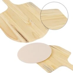 MaxxHome Pizzasteen - BBQ Steen - Maximum Te Verhitten Tot 600 Graden - ⌀33 - Incl. Houten Schep 12 MaxxHome Pizzasteen - BBQ Steen - Maximum Te Verhitten Tot 600 Graden - ⌀33 - Incl. Houten Schep -Barbecue Benodigdheden Winkel 1200x1195 1