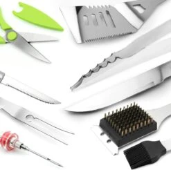 Saveur Royal® 35-delige Barbecue Gereedschapset In Roestvrij Staal - BBQ Grill Set Met Draagtas - Barbecuegerei-sets - Barbecue Accessoires Gereedschap - 35-delig 21 Saveur Royal® 35-delige Barbecue Gereedschapset In Roestvrij Staal - BBQ Grill Set Met Draagtas - Barbecuegerei-sets - Barbecue Accessoires Gereedschap - 35-delig -Barbecue Benodigdheden Winkel 1200x1195 2