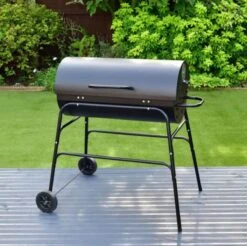 BBQ XL Houtskoolbarbecue - Cilindervorm - Grilloppervlak (LxB) 71 X 35 Cm - Zwart -Barbecue Benodigdheden Winkel 1200x1196