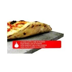 ETNA Pizza Set - Grote Pizzasteen & GRATIS Pizzaschep - 30 Cm X 38 Cm - Echt Italiaanse Pizzasteen - Broodbaksteen - BBQ Pizzasteen - Gemaakt Van Lavasteen Uit De Etna - Non-stick - Eppicotispai -Barbecue Benodigdheden Winkel 1200x1200 120