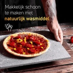 Pizzasteen BBQ Oven - Lava Van Vulkaan Etna - Barbecue Accesoires - Made In Italy - Broodbaksteen - 30x38x1.1 - VDN -Barbecue Benodigdheden Winkel 1200x1200 166