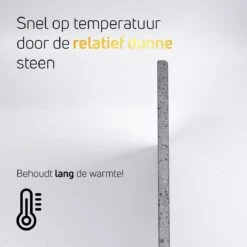 Pizzasteen BBQ Oven - Lava Van Vulkaan Etna - Barbecue Accesoires - Made In Italy - Broodbaksteen - 30x38x1.1 - VDN -Barbecue Benodigdheden Winkel 1200x1200 169