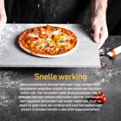 Pizzasteen BBQ Oven - Lava Van Vulkaan Etna - Barbecue Accesoires - Made In Italy - Broodbaksteen - 30x38x1.1 - VDN -Barbecue Benodigdheden Winkel 1200x1200 171