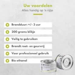 Hendi Brandpasta Voor Chafing Dish - Brandgel 200g - ( 12 Stuks ) -Barbecue Benodigdheden Winkel 1200x1200 190