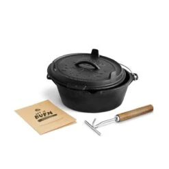Burnhard Gietijzeren Dutch Oven - Little John 3,8 L -Barbecue Benodigdheden Winkel 1200x1200 213