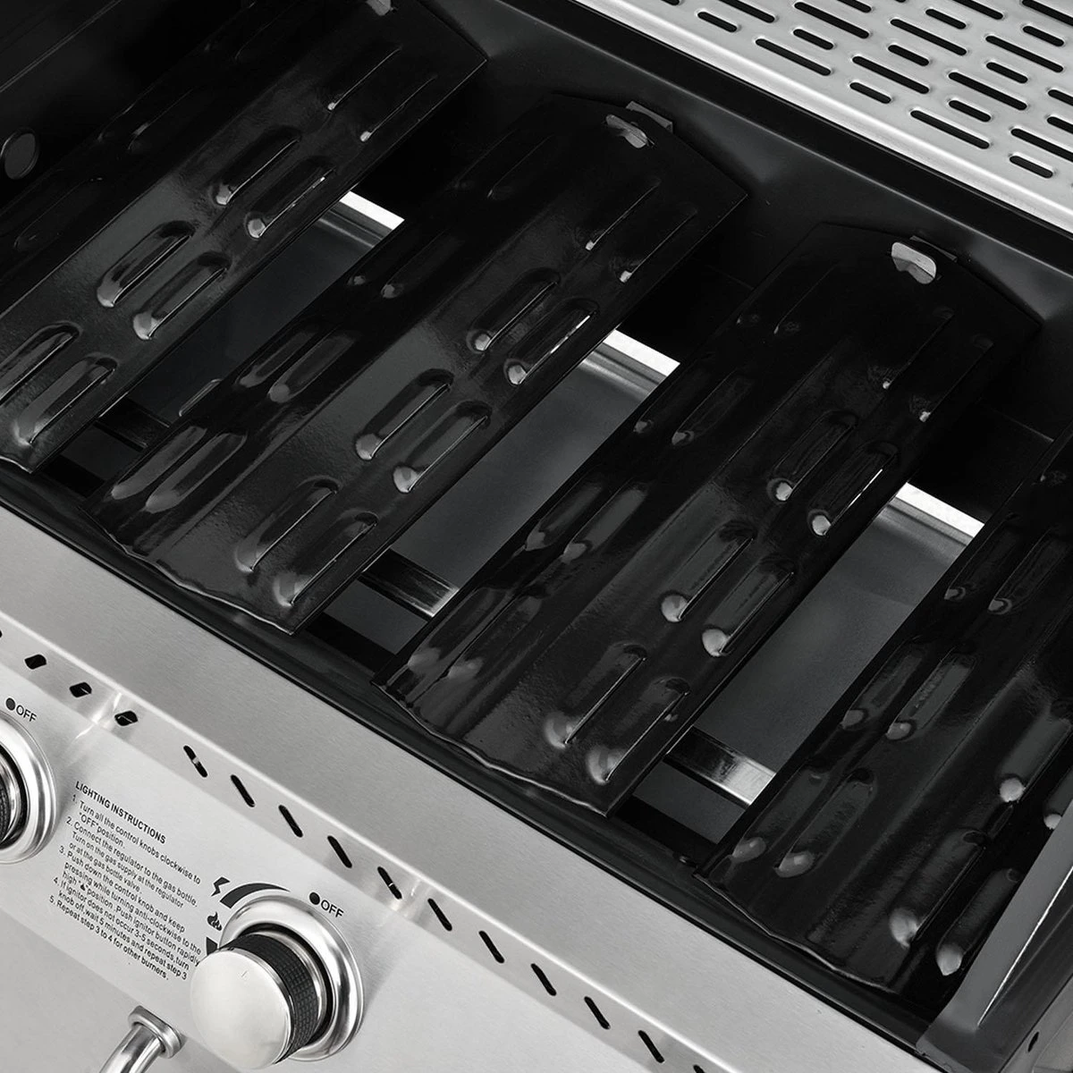 Kansas Gasgrill Barbecue - 4 Pits - RVS 3 Kansas Gasgrill Barbecue - 4 Pits - RVS - Afbeelding 3