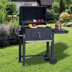 Tepro Toronto Click Barbecue Bbq Houtskool - Grilloppervlak (LxB) 56 X 42 Cm - Met Thermometer In De Deksel - RVS - Houtskoolbarbecue -Barbecue Benodigdheden Winkel 1200x1200 353
