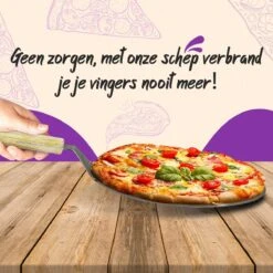 Nowad Pizzaschep RVS Rond Voor BBQ En Oven - 30,5 Cm - Pizzaspatel - Taartschep - Houten Handvat - Ophangbaar - Rond - Vaatwasbestendig - Keukenaccessoires -Barbecue Benodigdheden Winkel 1200x1200 36