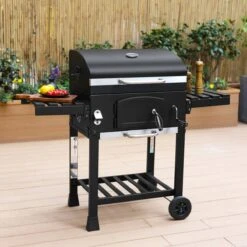 Alice's Garden Houtskool BBQ Bernard - Smoker - Verstelbare Houtskoolbak - Zwart -Barbecue Benodigdheden Winkel 1200x1200 362