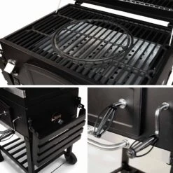 Alice's Garden Houtskool BBQ Bernard - Smoker - Verstelbare Houtskoolbak - Zwart -Barbecue Benodigdheden Winkel 1200x1200 363