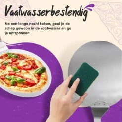 Nowad Pizzaschep RVS Rond Voor BBQ En Oven - 30,5 Cm - Pizzaspatel - Taartschep - Houten Handvat - Ophangbaar - Rond - Vaatwasbestendig - Keukenaccessoires -Barbecue Benodigdheden Winkel 1200x1200 37