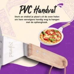 Nowad Pizzaschep RVS Rond Voor BBQ En Oven - 30,5 Cm - Pizzaspatel - Taartschep - Houten Handvat - Ophangbaar - Rond - Vaatwasbestendig - Keukenaccessoires -Barbecue Benodigdheden Winkel 1200x1200 38