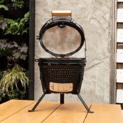 BluMill Kamado BBQ Egg - Kamado 13 Inch - Incl. Vlees Thermometer - Houtskoolbarbecues - Zwart - Ø 27cm 19 BluMill Kamado BBQ Egg - Kamado 13 Inch - Incl. Vlees Thermometer - Houtskoolbarbecues - Zwart - Ø 27cm -Barbecue Benodigdheden Winkel 1200x1200 399