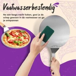 Nowad Pizzaschep RVS Rond Voor BBQ En Oven - 30,5 Cm - Pizzaspatel - Taartschep - Houten Handvat - Ophangbaar - Rond - Vaatwasbestendig - Keukenaccessoires -Barbecue Benodigdheden Winkel 1200x1200 41