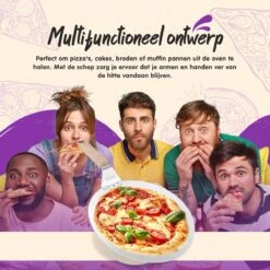 Nowad Pizzaschep RVS Rond Voor BBQ En Oven - 30,5 Cm - Pizzaspatel - Taartschep - Houten Handvat - Ophangbaar - Rond - Vaatwasbestendig - Keukenaccessoires -Barbecue Benodigdheden Winkel 1200x1200 42