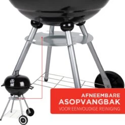 BBQ Collection Houtskoolbarbecue - Kogelbarbecue 45 X 60 Centimeter - Ronde Barbecue - Barbecue Op Wielen - Zwart - Metaal 28 BBQ Collection Houtskoolbarbecue - Kogelbarbecue 45 X 60 Centimeter - Ronde Barbecue - Barbecue Op Wielen - Zwart - Metaal -Barbecue Benodigdheden Winkel 1200x1200 435