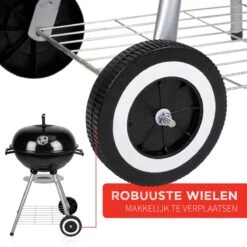 BBQ Collection Houtskoolbarbecue - Kogelbarbecue 45 X 60 Centimeter - Ronde Barbecue - Barbecue Op Wielen - Zwart - Metaal 29 BBQ Collection Houtskoolbarbecue - Kogelbarbecue 45 X 60 Centimeter - Ronde Barbecue - Barbecue Op Wielen - Zwart - Metaal -Barbecue Benodigdheden Winkel 1200x1200 436